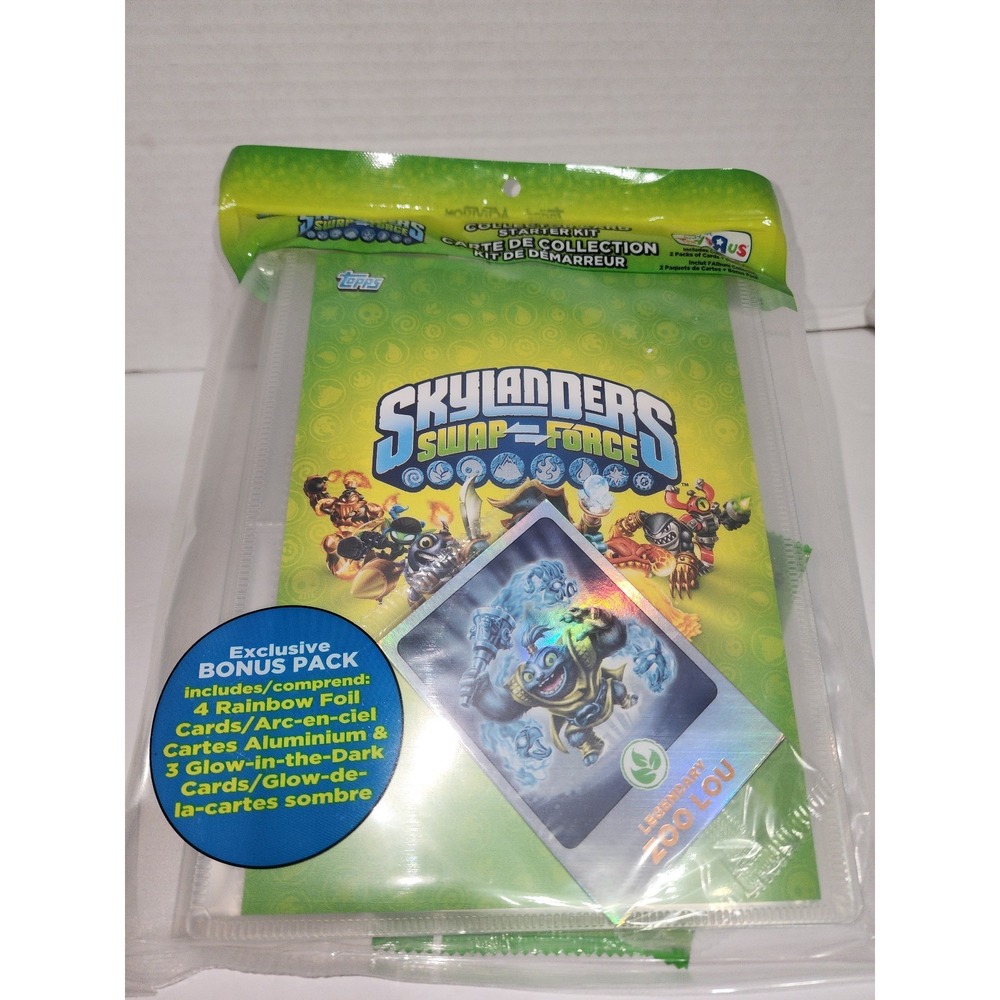 factory-sealed Skylanders SWAP Force Topps Collector Trading‎ Card Starter Kit